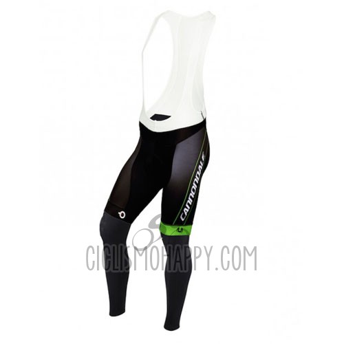 Cannondale Cycling Jersey Bib Tight 2016 Men Long Sleeve Black and Green